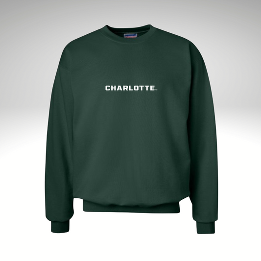 Norm’s Closet Green Charlotte Crewneck