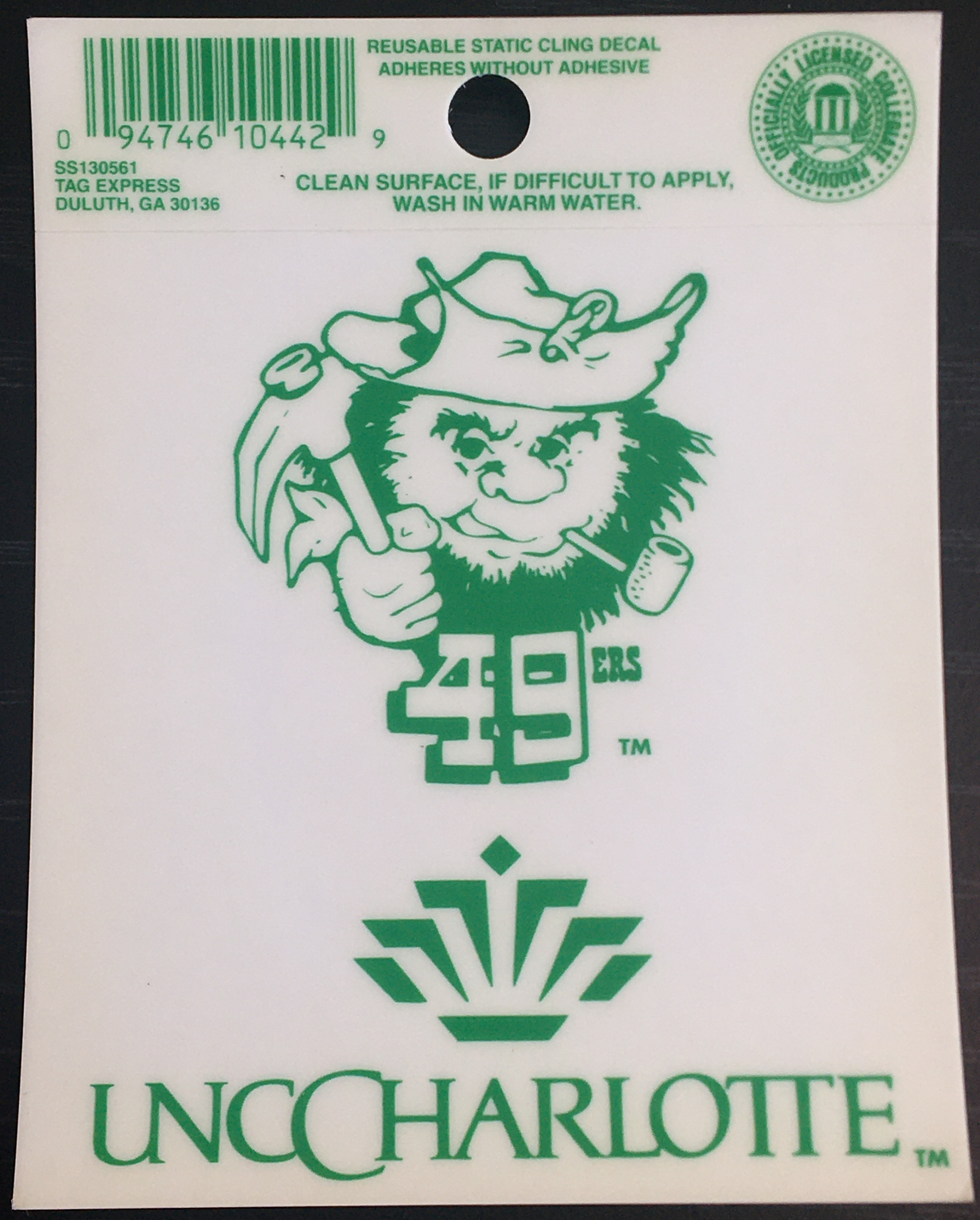 UNCC Niner Nation  Sticker for Sale by Kendaledward