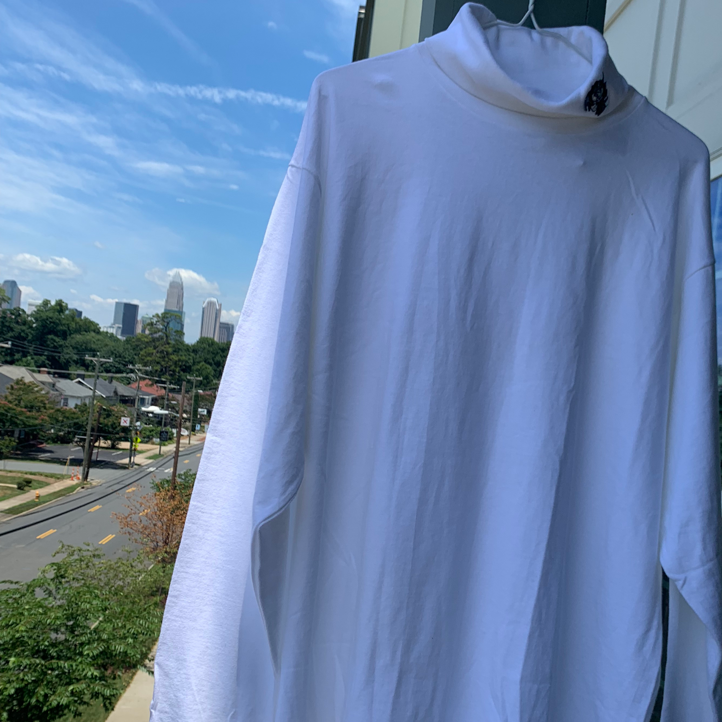Vintage White Norm 49ers Turtleneck