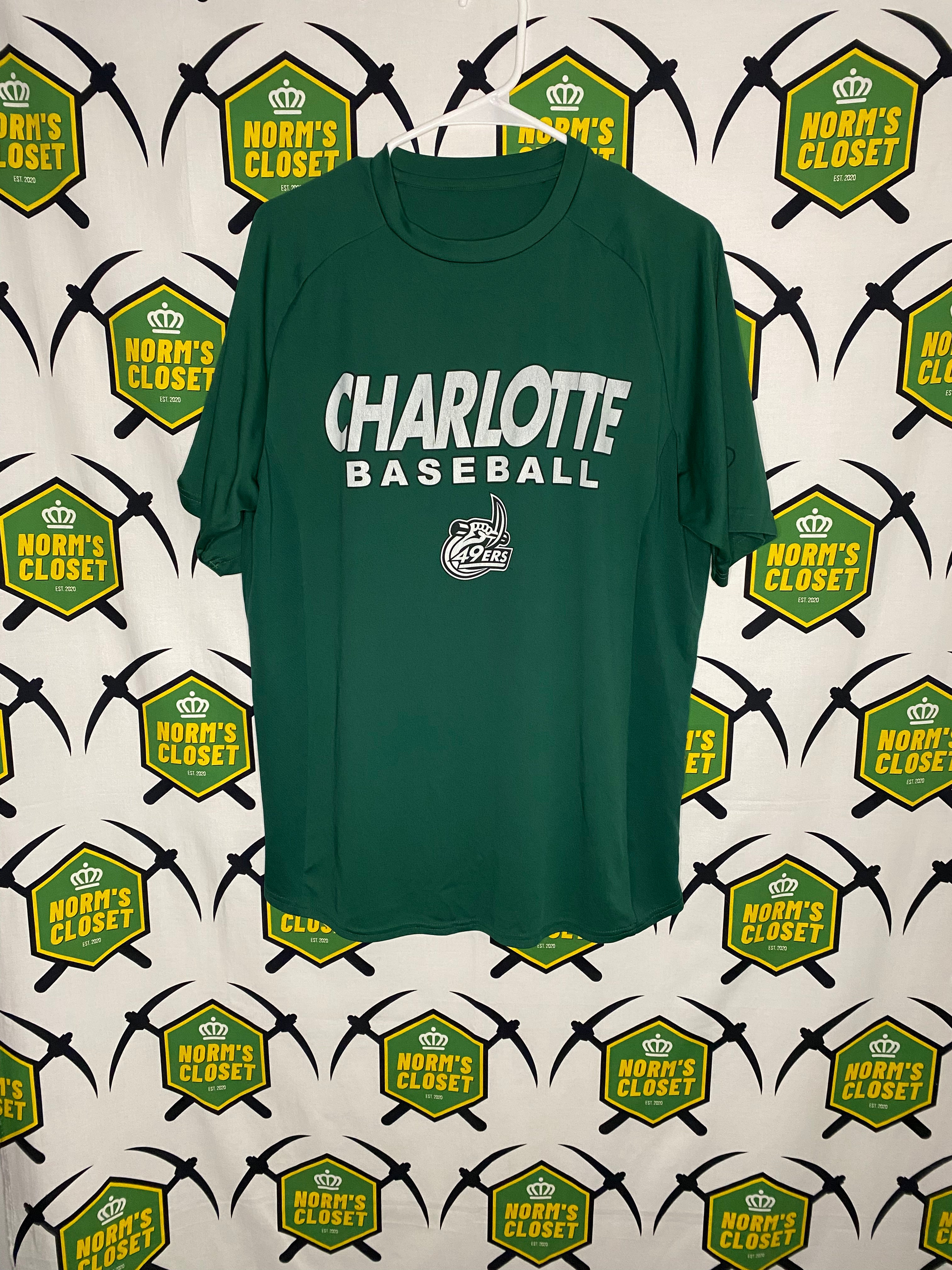 Charlotte 49ers Big Norm Baseball Graphic Tee – Fratetastic Apparel