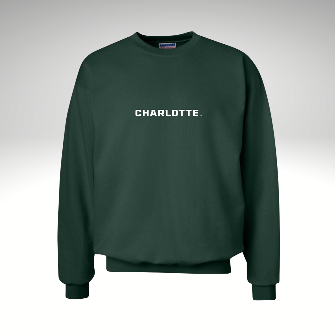 Norm’s Closet Green Charlotte Crewneck