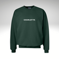 Norm’s Closet Green Charlotte Crewneck