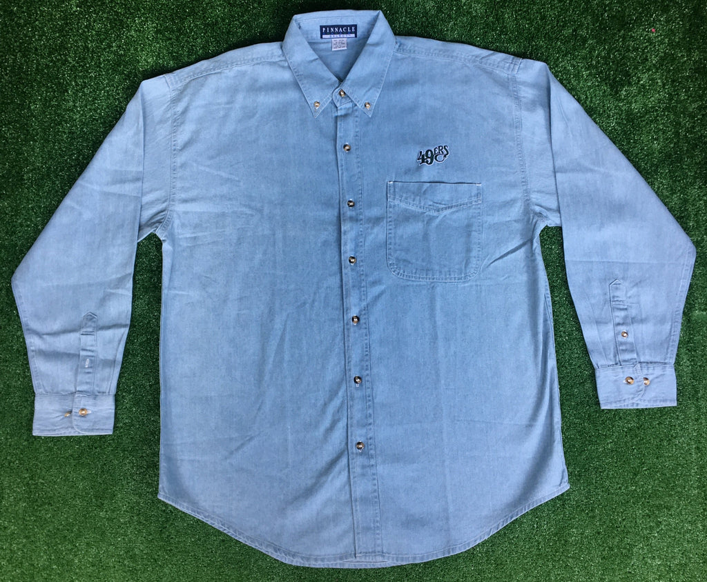 Vintage Denim Charlotte 49ers Button Up