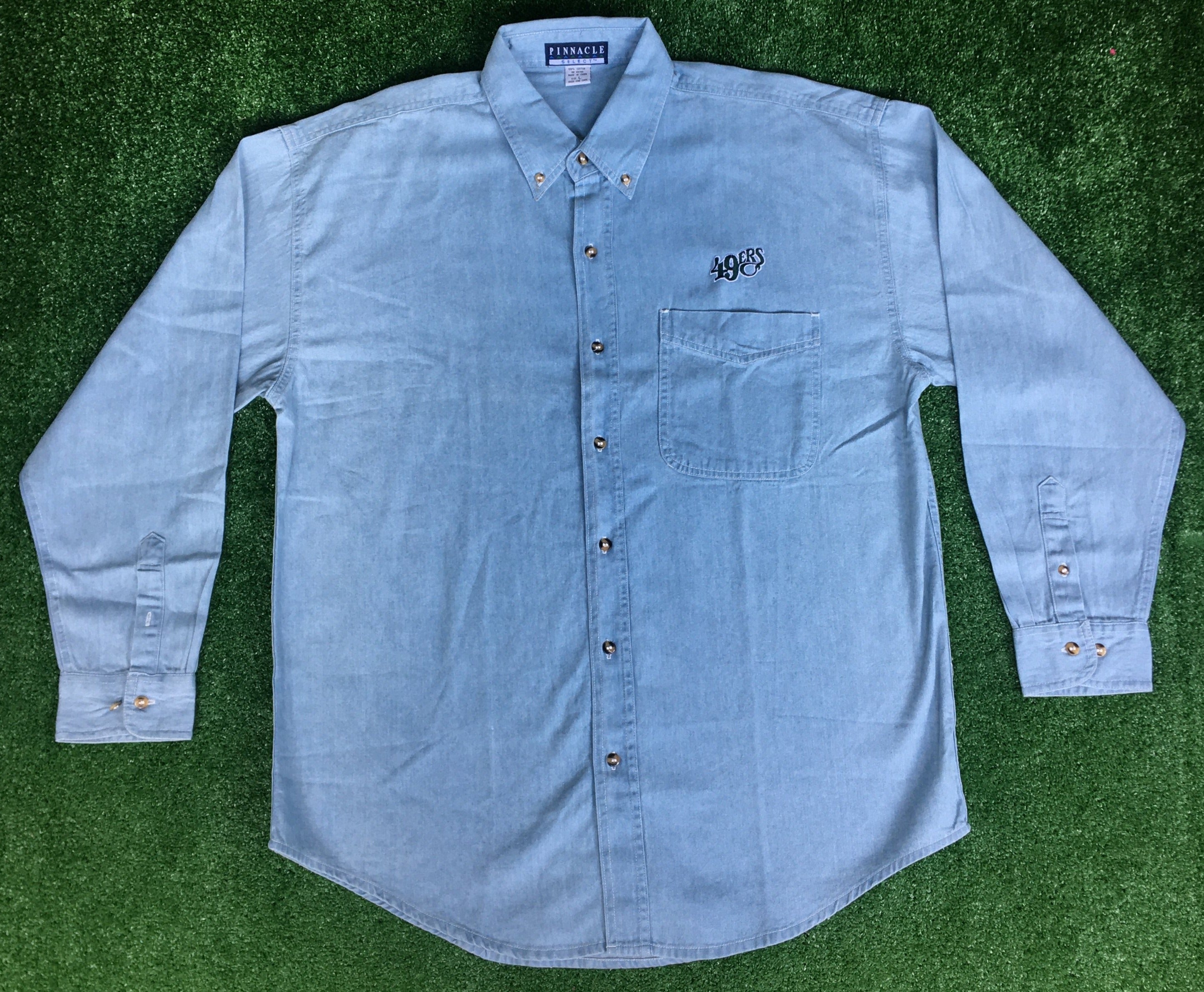 Vintage Denim Charlotte 49ers Button Up