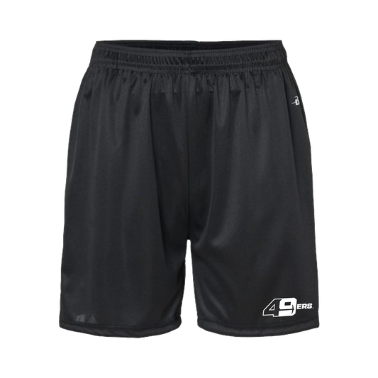 Charlotte 49ers Logo Black Athletic Pocket Shorts