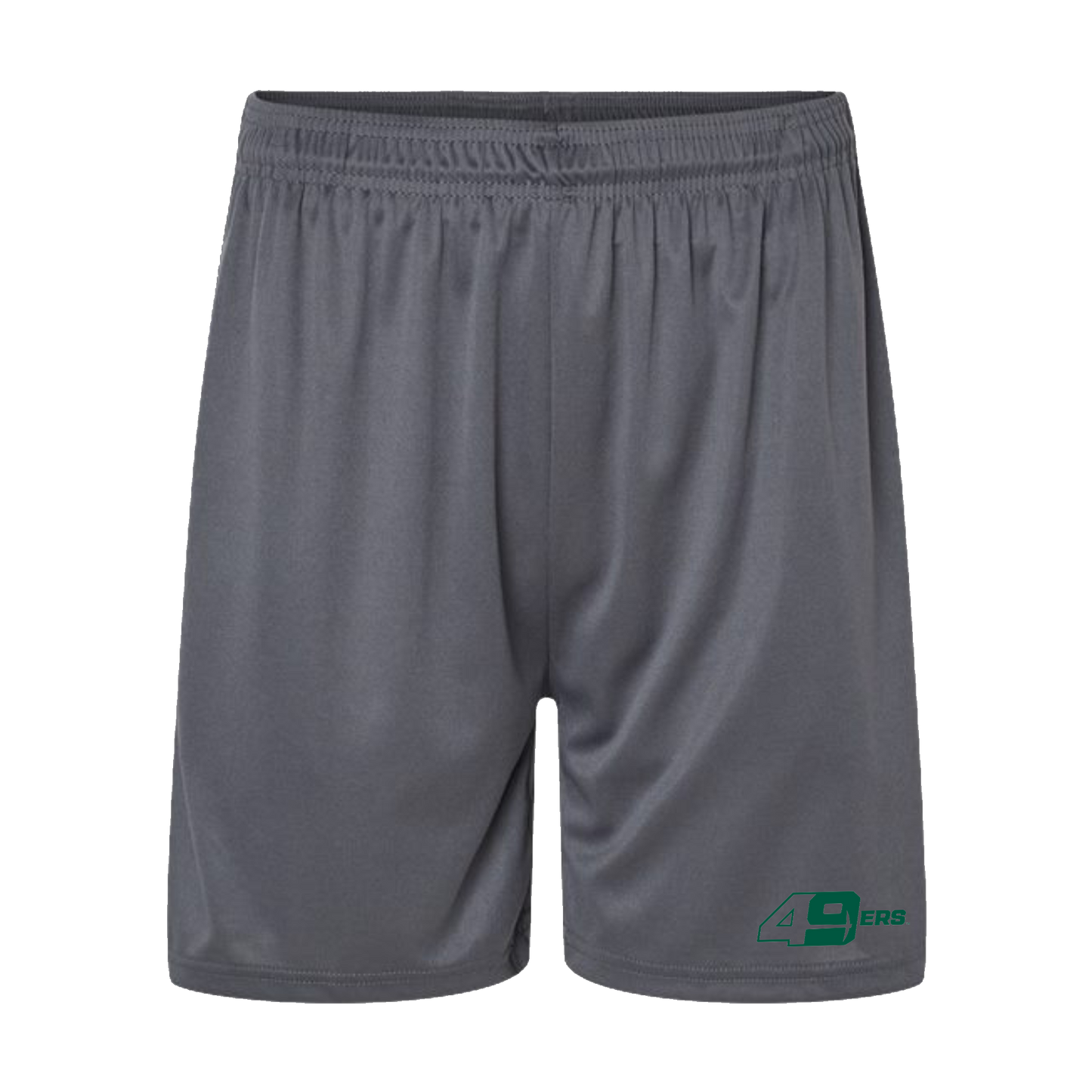 Charlotte 49ers Logo Graphite Athletic Pocket Shorts