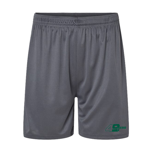 Charlotte 49ers Logo Graphite Athletic Pocket Shorts