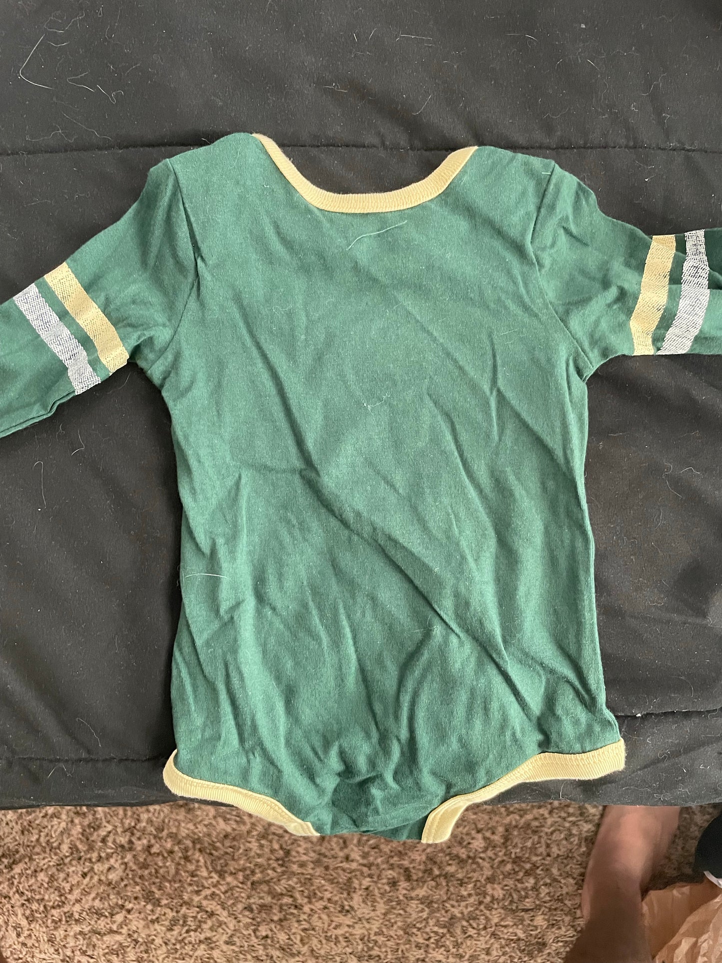 Charlotte 49ers Green Baby Outfit