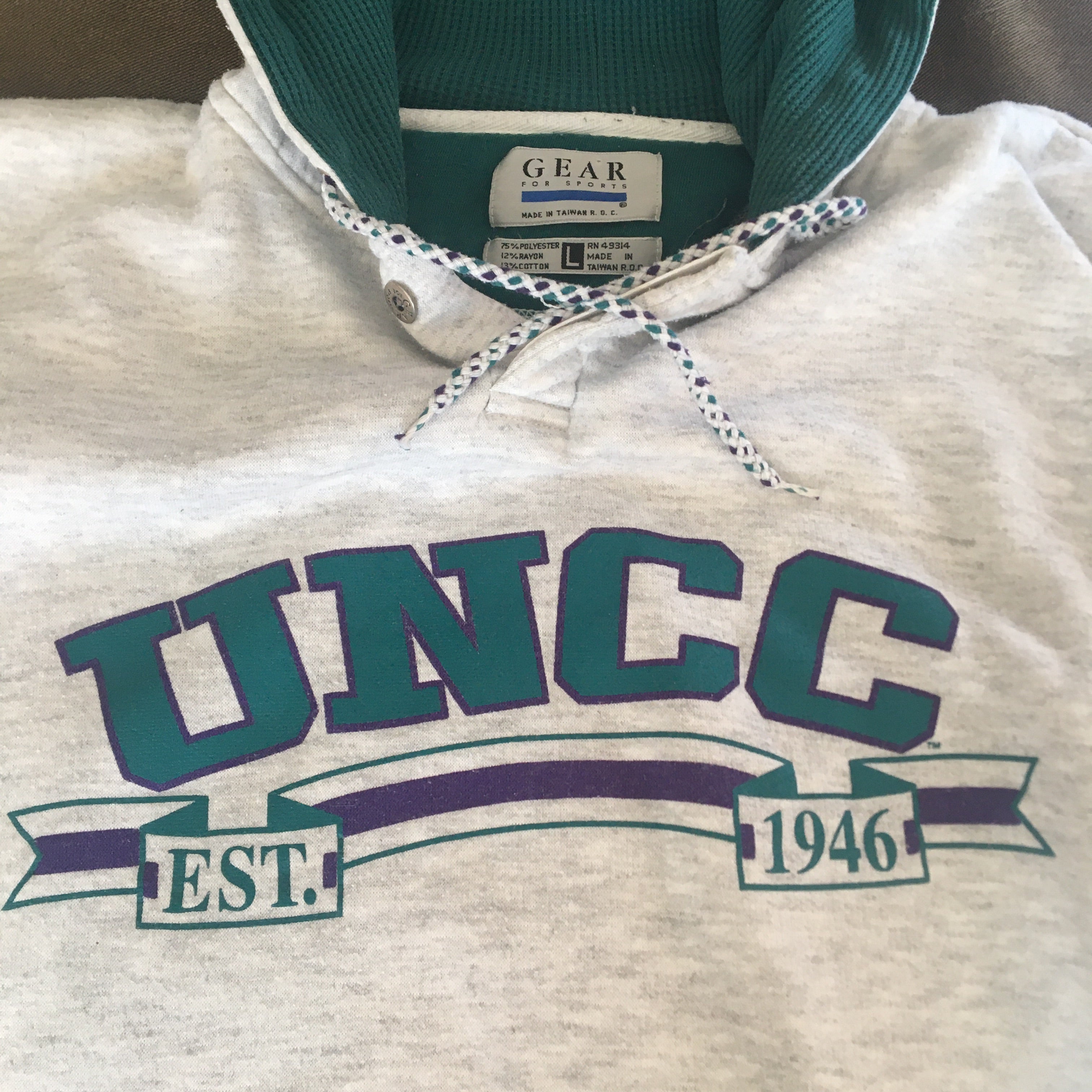 UNCC Vintage Hornets Inspired Hoodie