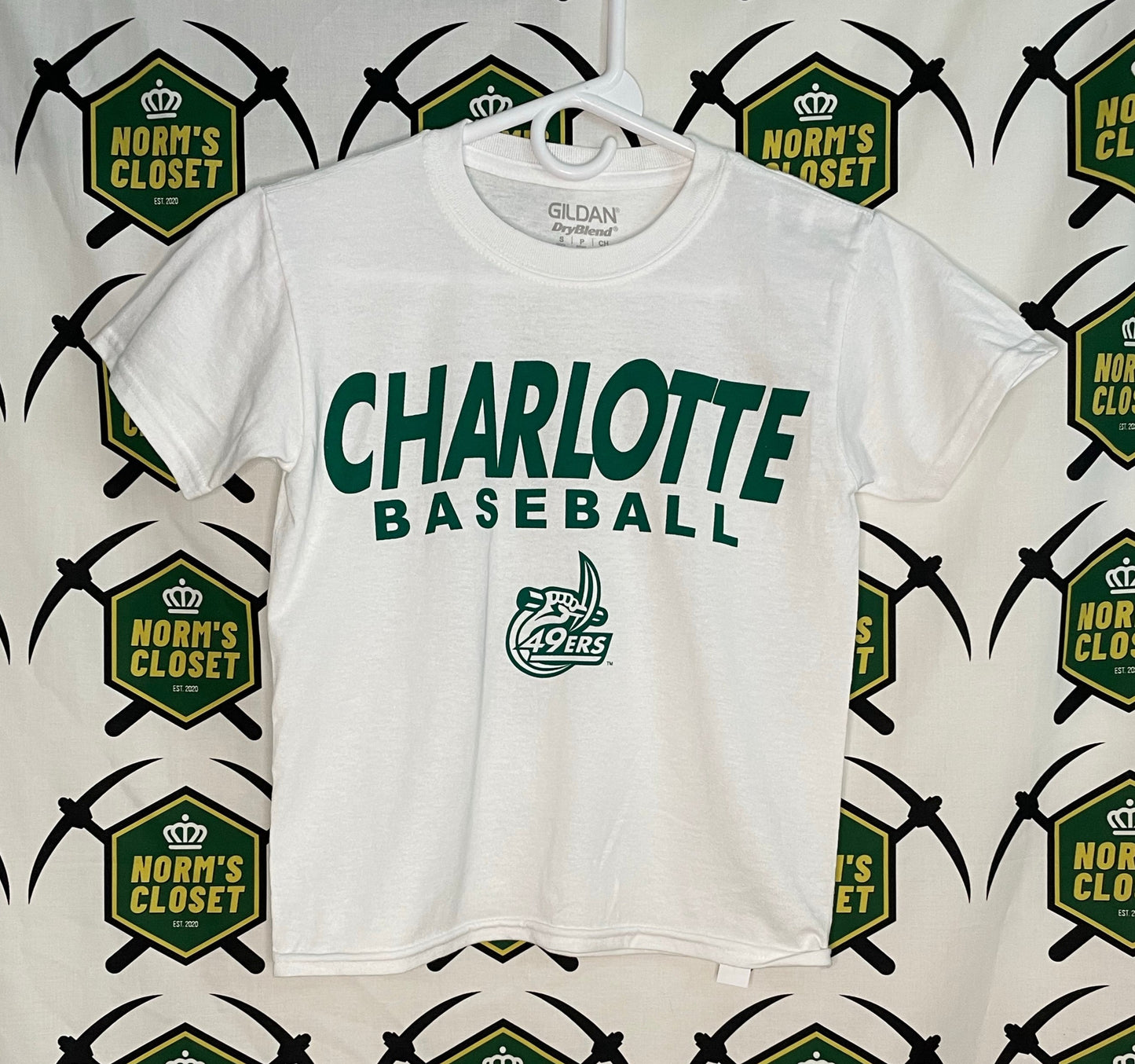 Charlotte Baseball Tshirt Youth Small